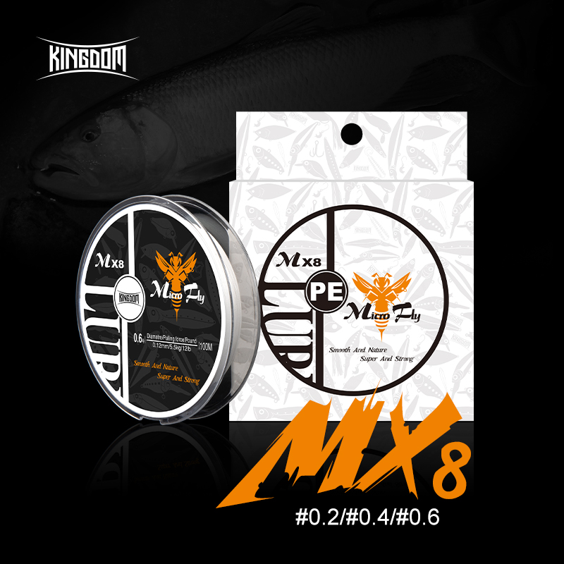 Ice Fishing Line - Kingdom Micro Fly THINNER Linhas de
