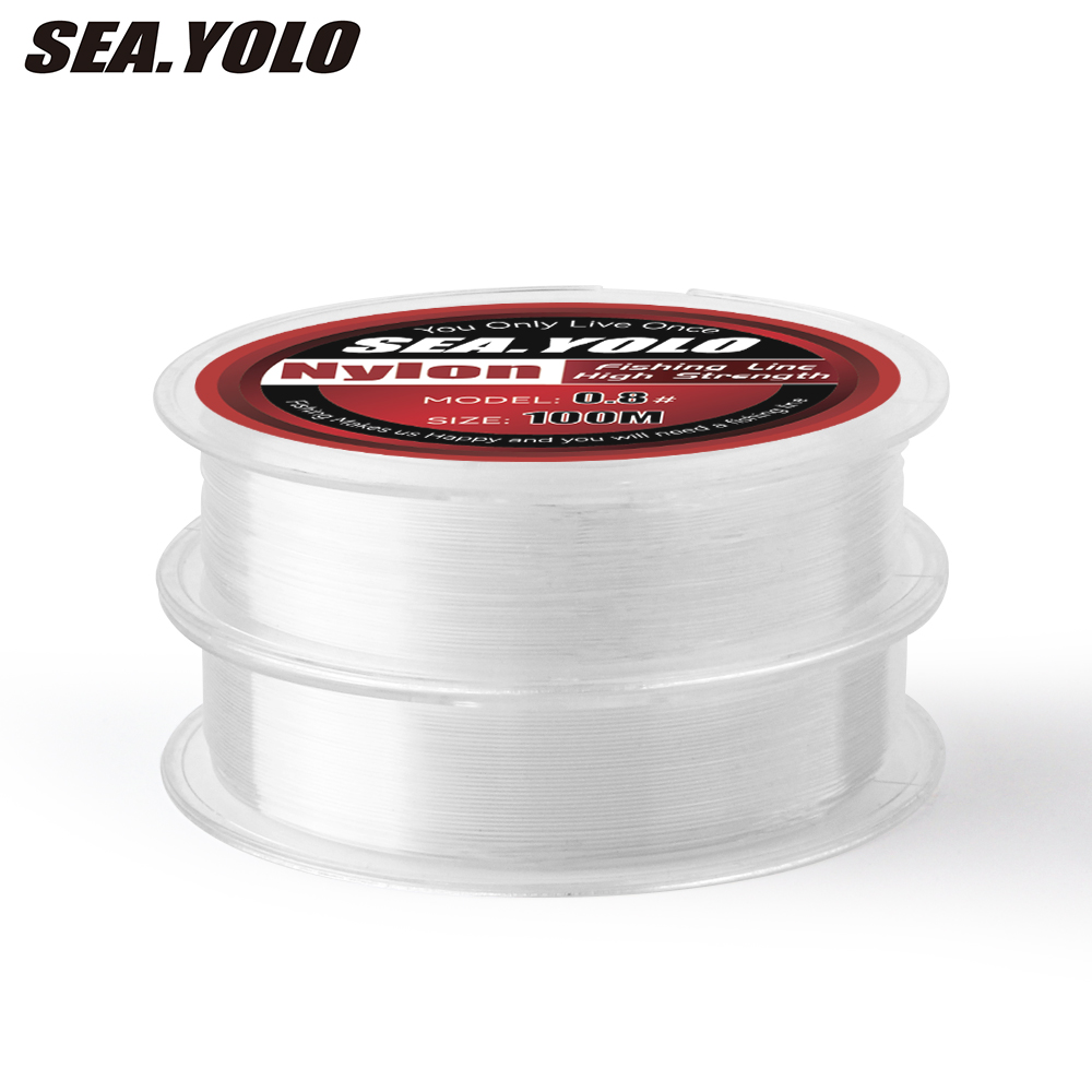 Ice Fishing Line - yolo 100m importado forte cristal náilon