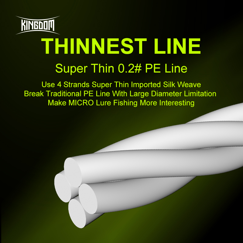 Kingdom Micro Fly THINNER Linh - Ice Fishing Line avaliação e preço