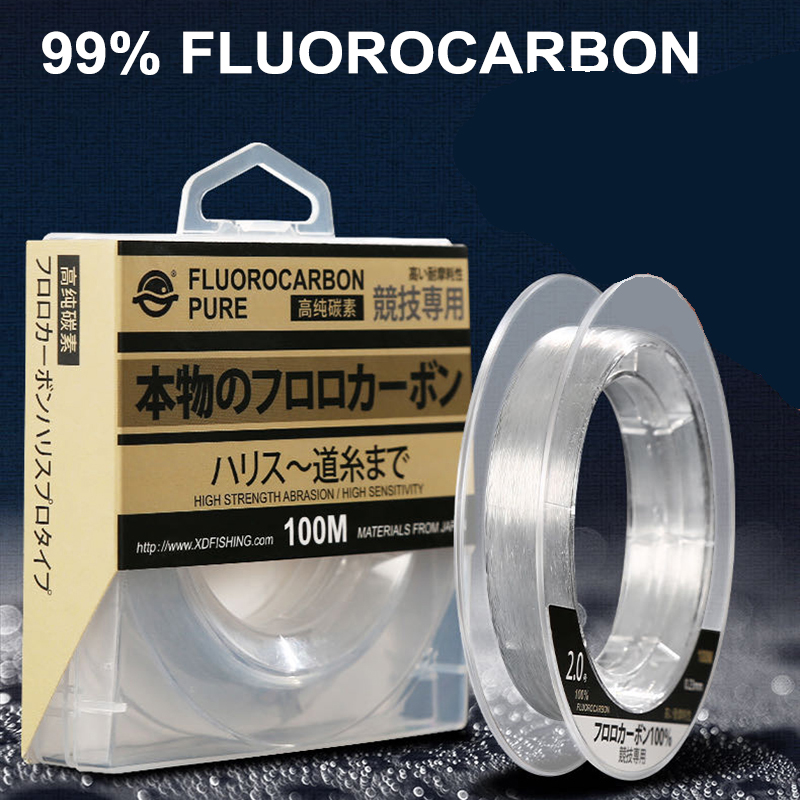 99% fluorocarbon linha de pesc - Ice Fishing Line avaliação e preço