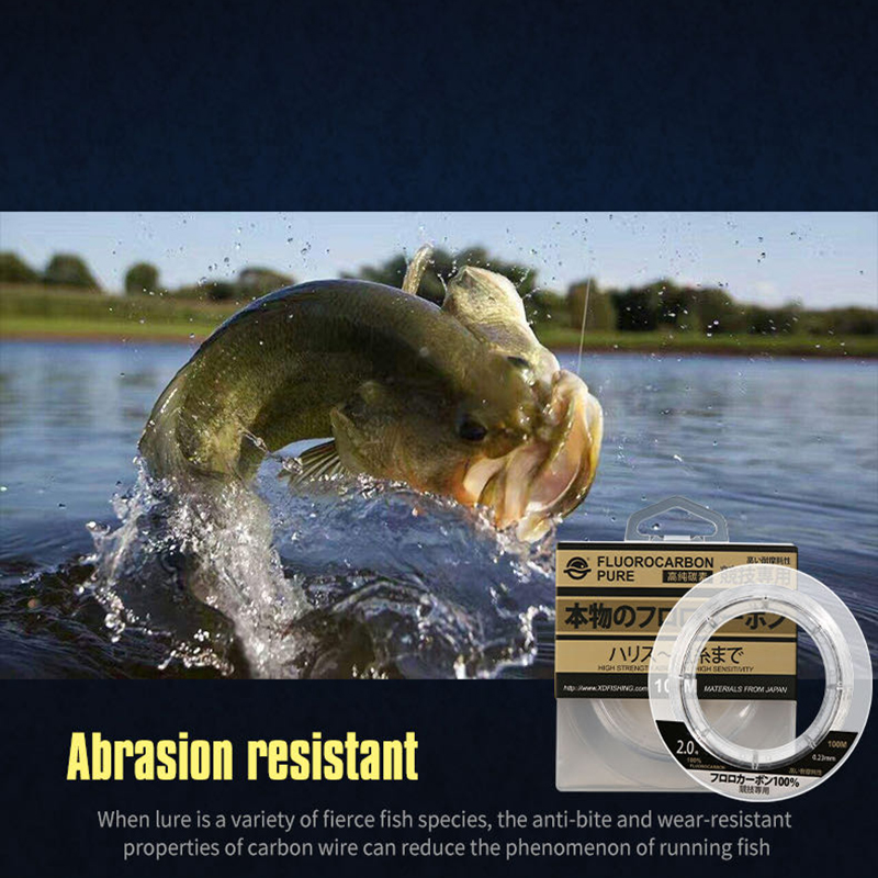 99% fluorocarbon linha de pesc - Ice Fishing Line avaliação e preço