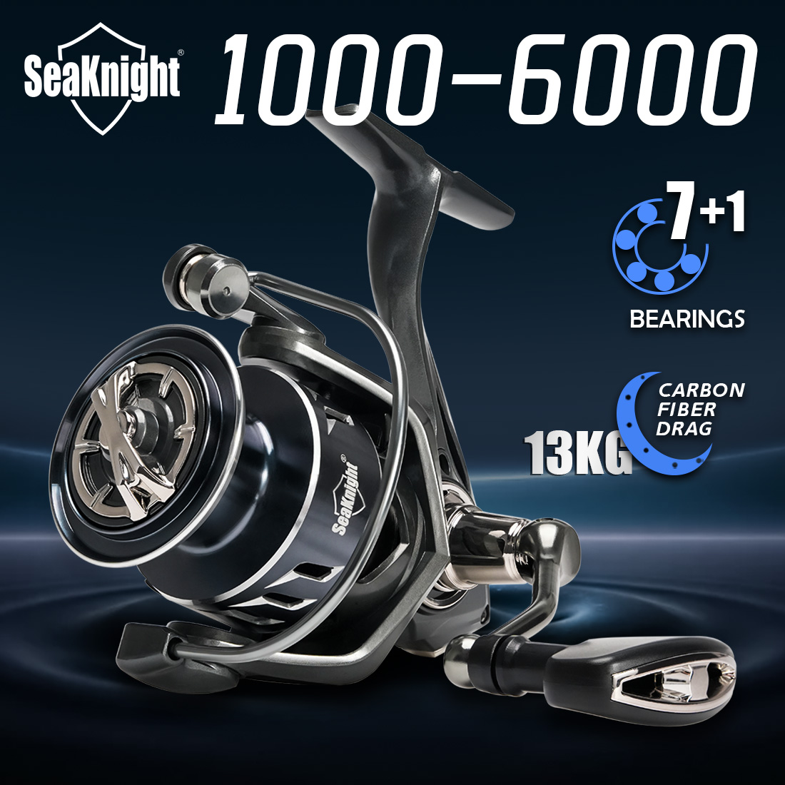 SeaKnight Marca SANGE Série 10 - Kastking Reel Zephyr avaliação e preço